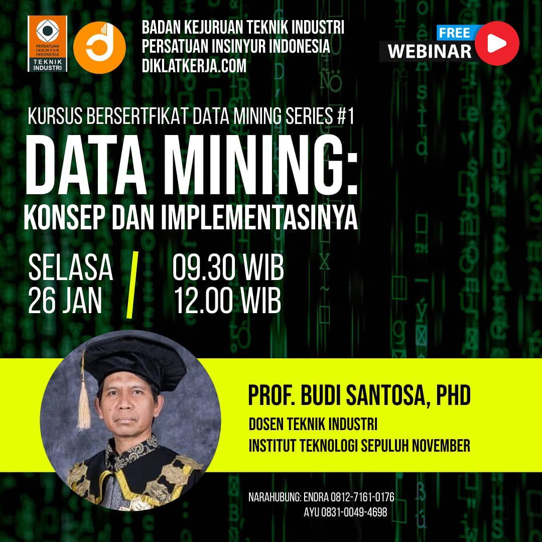 [Tanya Jawab] Data Mining: Konsep dan Implementasinya
