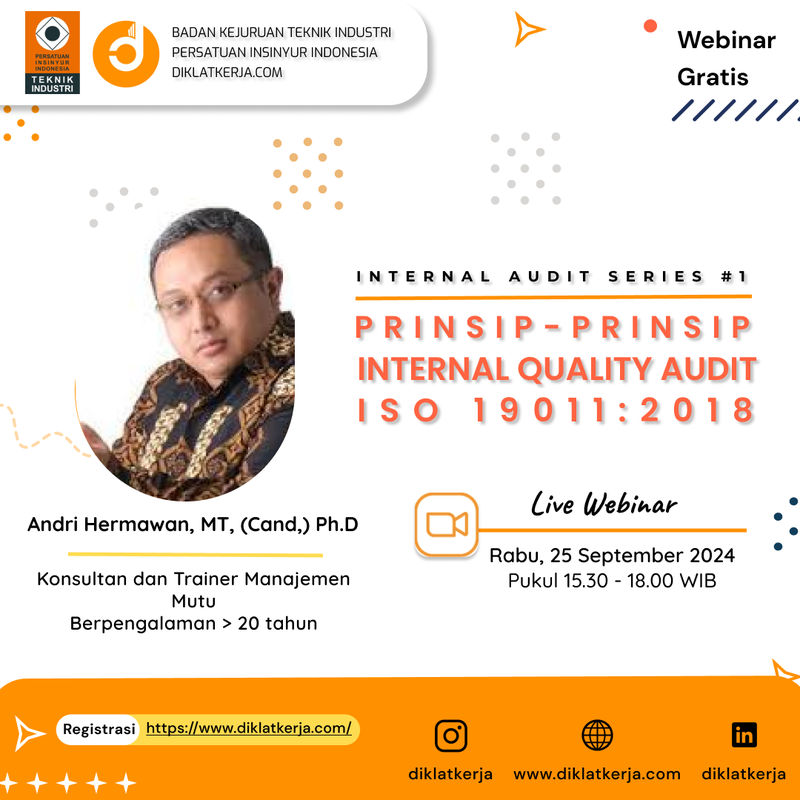 Prinsip-prinsip Internal Quality Audit ISO 19011:2018