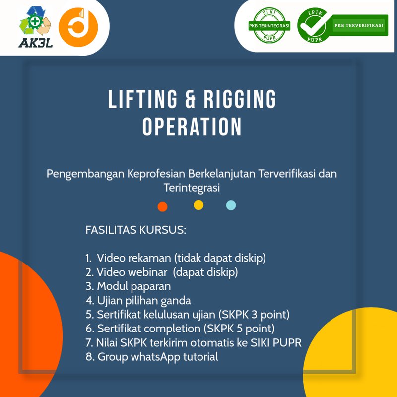 Lifting & Rigging Operation (AK3L)