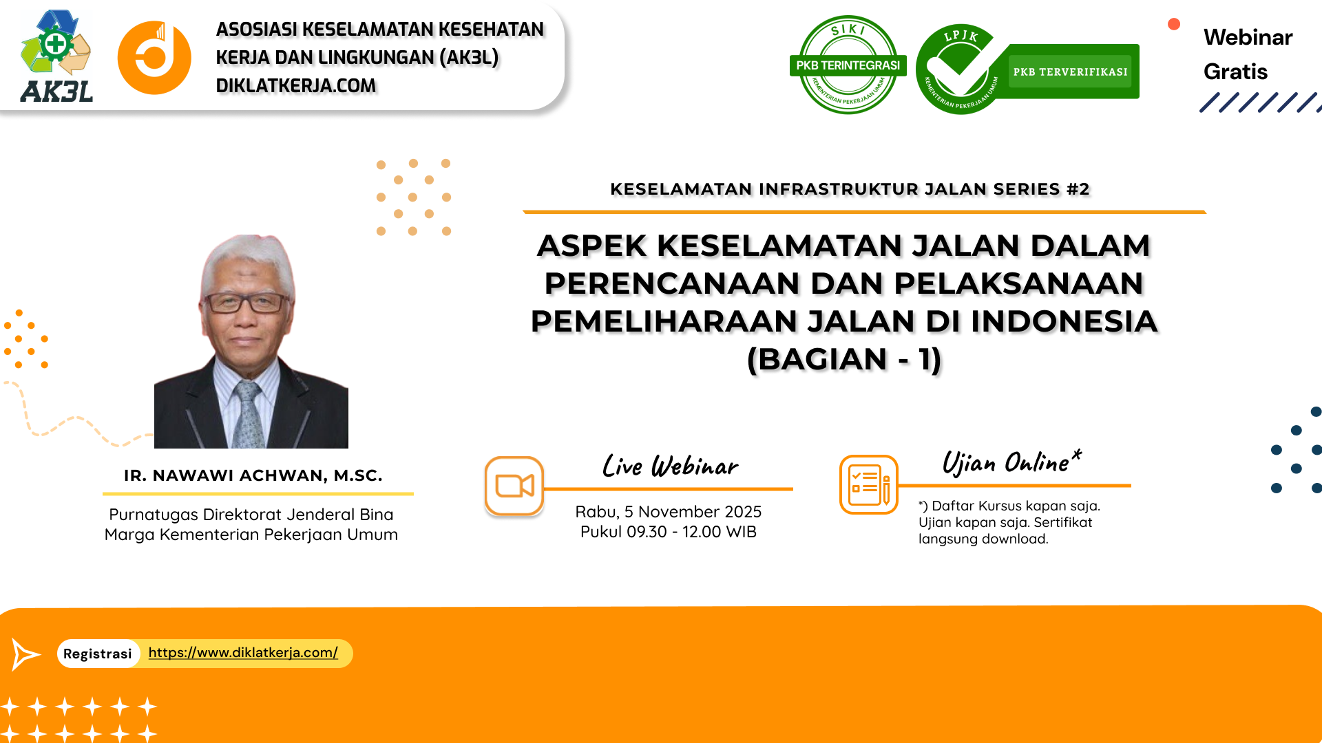 Aspek Keselamatan Jalan dalam Perencanaan Dan Pelaksanaan Pemeliharaan Jalan di Indonesia (Bagian-1)