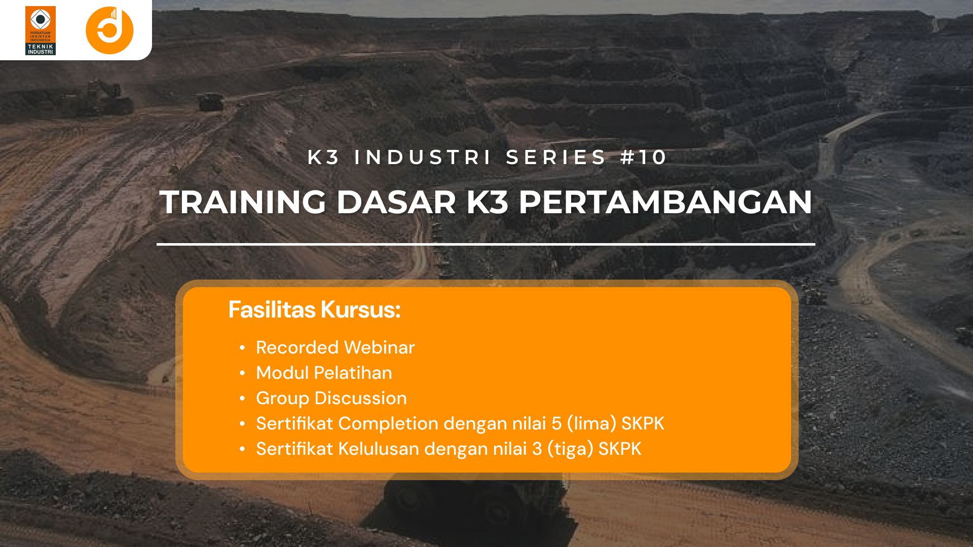 Training Dasar K3 Pertambangan