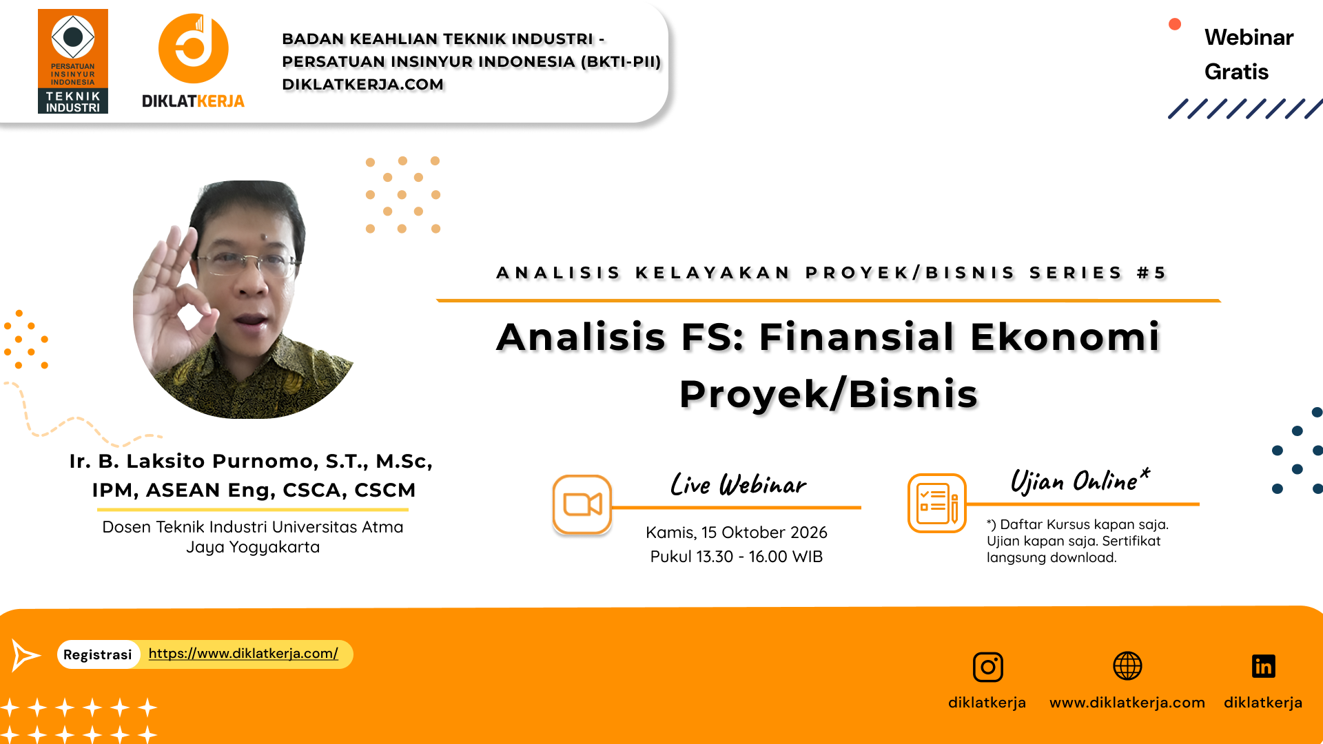 Analisis FS: Finansial Ekonomi Proyek/Bisnis