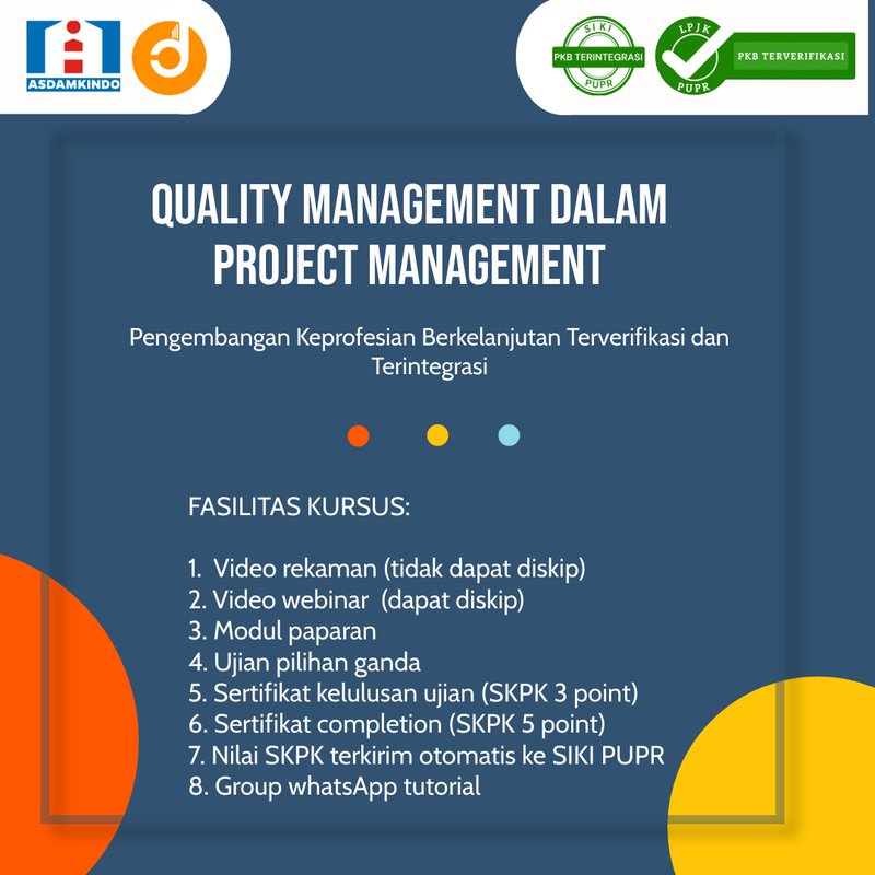 Quality Management dalam Project Management