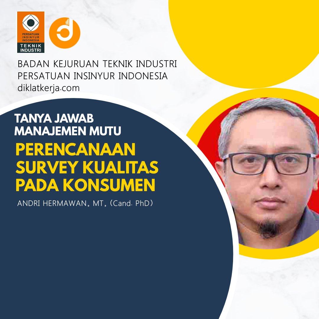 [Tanya Jawab] Perencanaan Survey Kualitas pada Konsumen