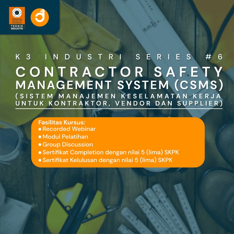 Contractor Safety Management System (CSMS)