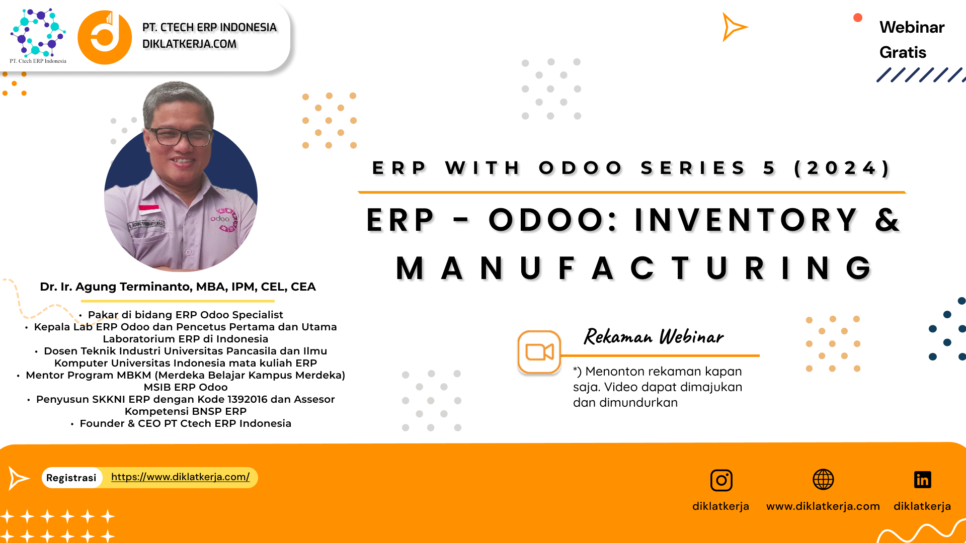 ERP - Odoo: Inventory & Manufacturing