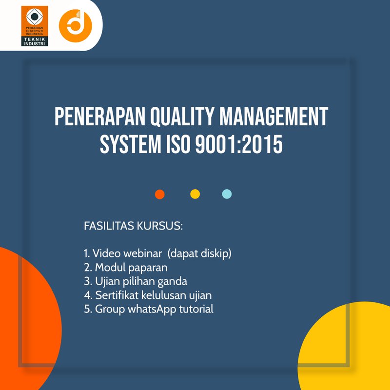 Penerapan Quality Management System ISO 9001:2015