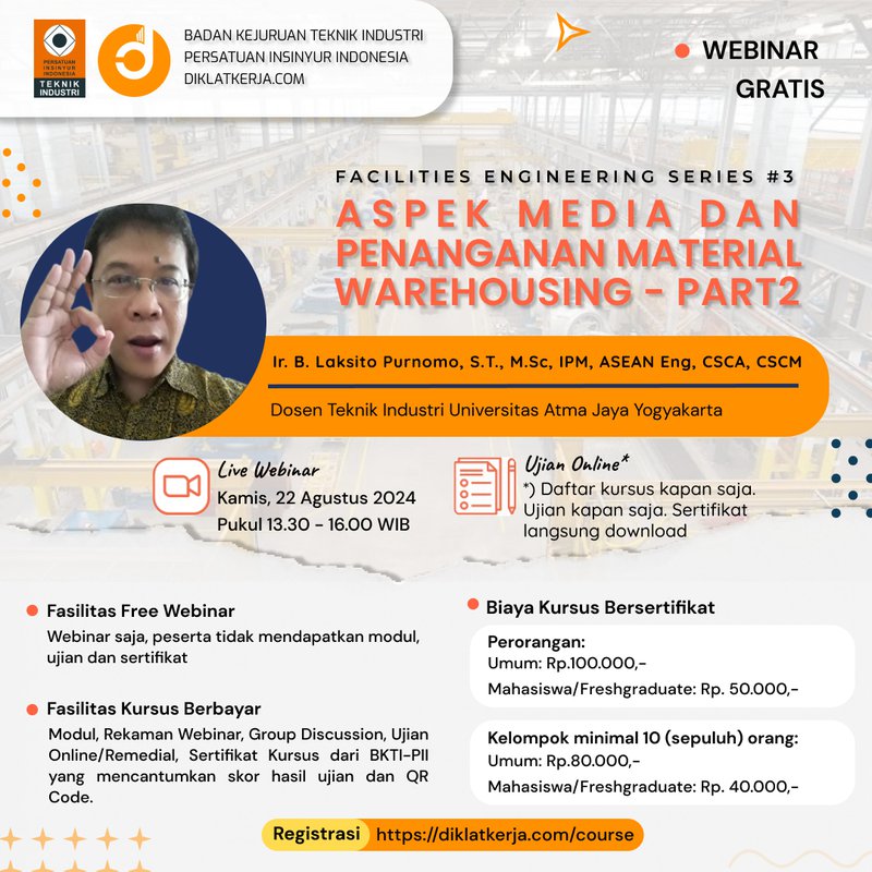 Aspek Media dan Penanganan Material Warehousing