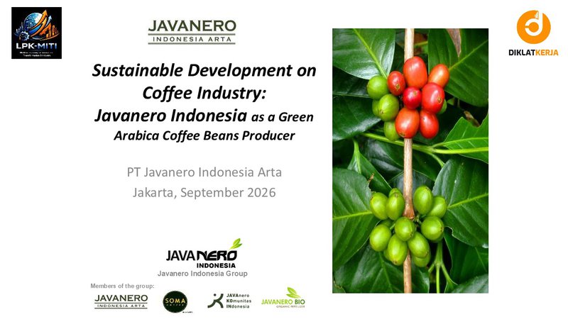 Sustainable Development on Coffee Industry
