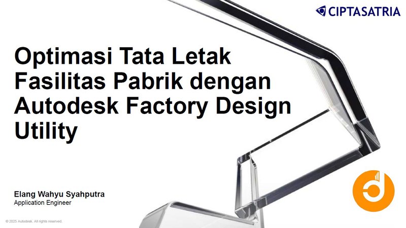 Part 5. Optimasi Tata Letak Fasilitas Pabrik dengan Autodesk Factory Design Utility