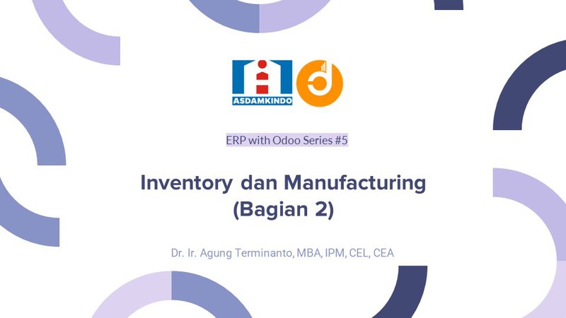 [Part 2] Inventory dan Manufacturing