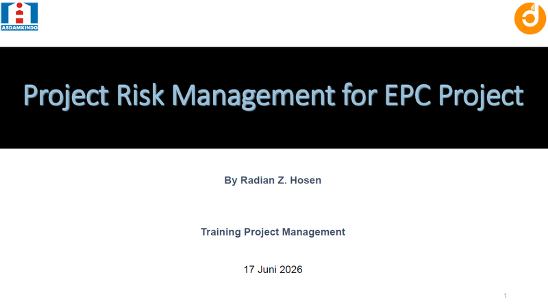Project Risk Management for EPC Project