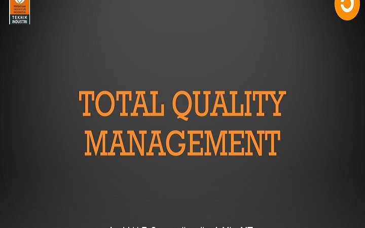 Total Quality Management Part1