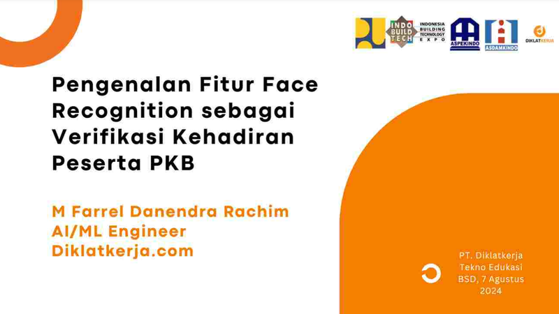 Pengenalan Fitur Face Detection sebagai Verifikasi Kehadiran Peserta PKB Part 2