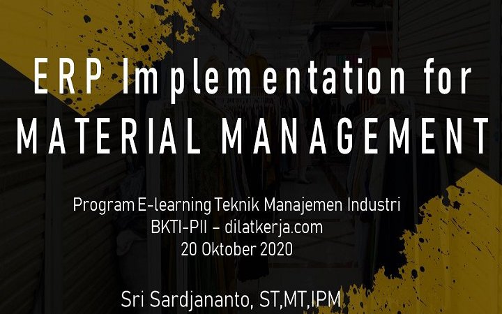 Part 2. ERP Implementation for Material Management