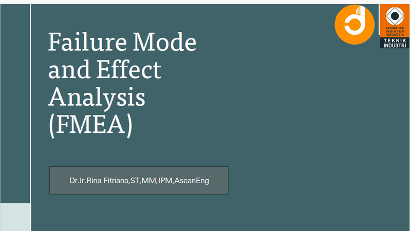 Failure Model and Effect Analysis (FMEA) Part1