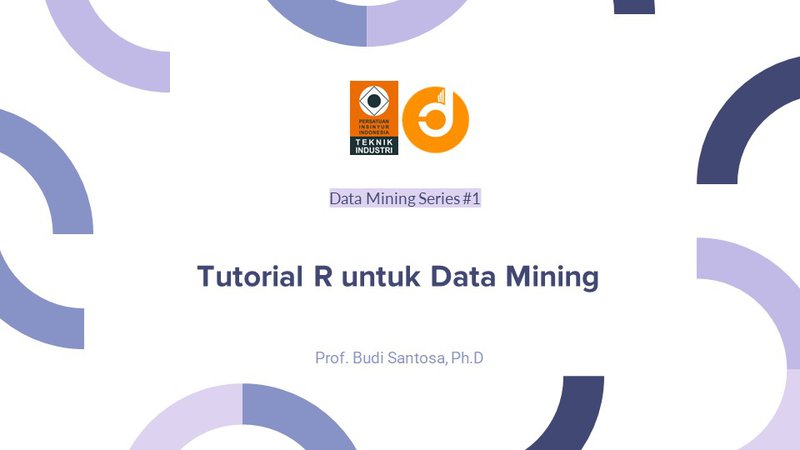 Tutorial R untuk Data Mining