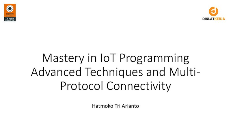 Part2. Mastery in IoT Programming: Advanced Techniques and Multi-Protocol Connectivity