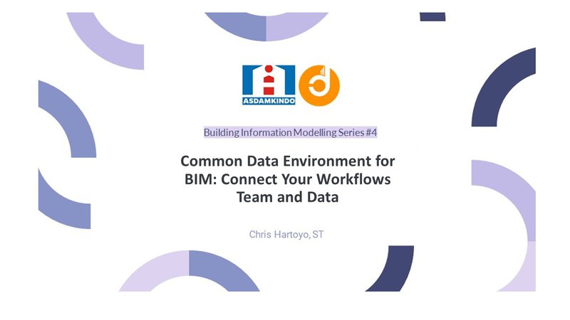 Common Data Environment for BIM Part1