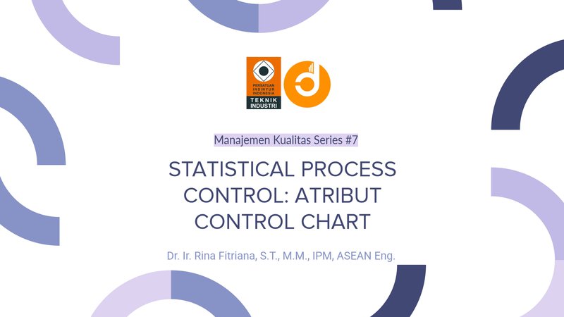 Part 4. Statistical Process Control: Atribut Control Chart