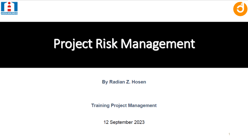 Project Risk Management Part1