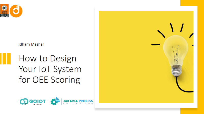How Design Your IoT System for OEE Scoring
