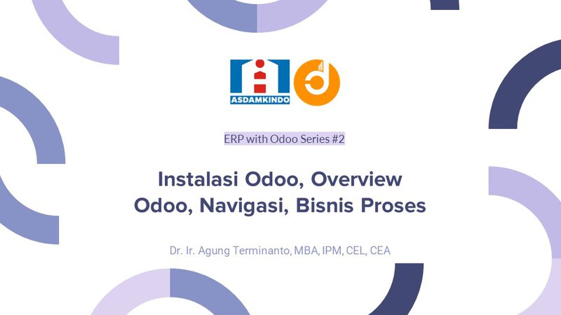 Instalasi Odoo, Overview Odoo, Navigasi, Bisnis Proses