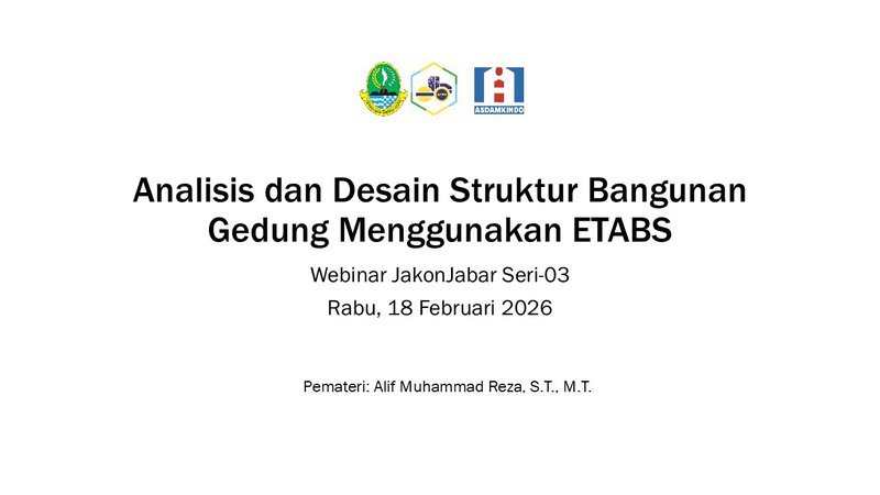 Analisis dan Desain Struktur Bangunan Gedung Menggunakan ETABS