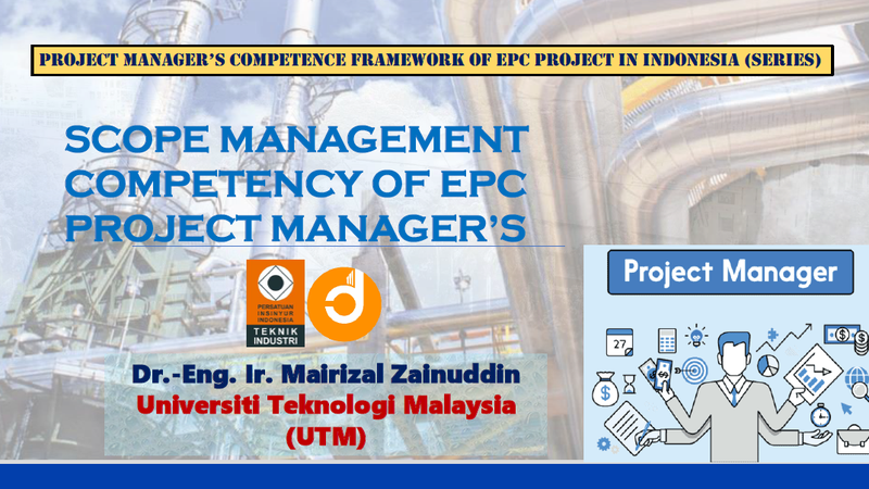 Scope Management Competency of EPC Project Manager's